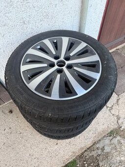 Predám original elektróny + zimné pneu škoda superb 3 215/55