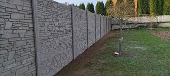 Betónový plot-koncoročná akcia