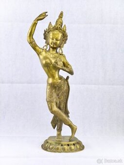Veľká bronzová socha Tara Mudra Maja 52cm - Nepál - 1