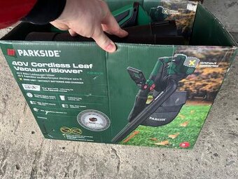 Aku-fukar na lístie Parkside PLSA 40-Li D2,nepoužívany