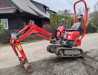 micro bagr yanmar SV08, rok 2016 - 1