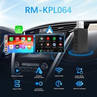 Bezdrôtový adaptér Mini Wireless CarPlay USB
