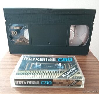 DIGITALIZACE VHS KAZET, MC, LP DESEK, MAG. PÁSEK