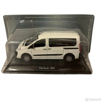 Kovové, zberateľské modely FIAT, mierka 1:43