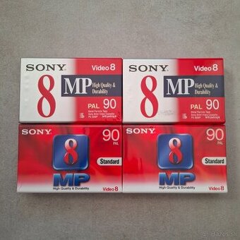 SONY- P5-90MP / 90 min / Video8 / video kazeta / 4ks