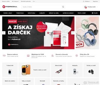 Predám 8 ročný eshop Forcell.sk