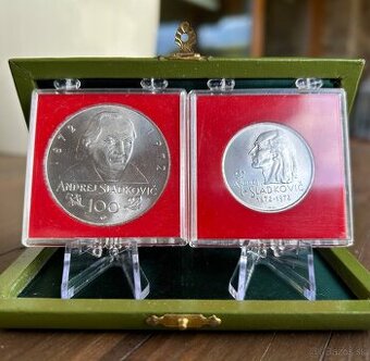 Vzácna Artia sada Andrej Sládkovič - Striebro Ag Nevydaná