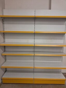 Obchodný regál - zostava 2 regálov