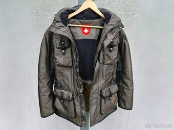 WELLENSTEYN luxusná pánska zimná bunda / parka LFE Army
