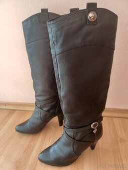 Talianske kožené čižmy