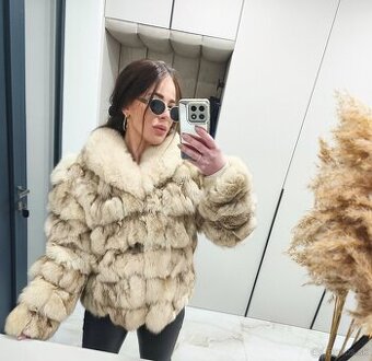 Luxusný nový kožuch líška - novinka