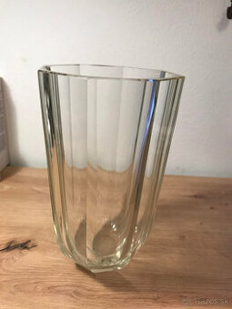 sklenená váza - 8uholníková