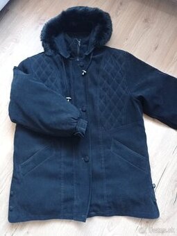 Zimná čierna bunda M-L