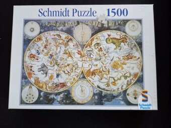 Puzzle-astrologická mapa