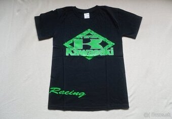 Kawasaki kvalitné tričko cierne