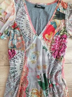 Midi šaty zn. Desigual, veľ. S, TOP STAV, ako nové