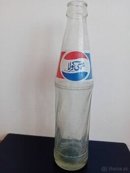 Fľaša Pepsi- Pakistan + sifonka + pohár Coca Cola + kyselka