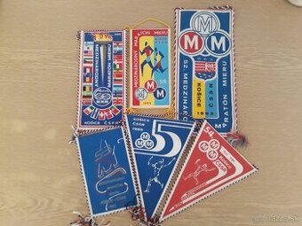 Vlajky košický maratón 80-90roky...