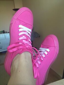 Štýlové ružové tenisky Walkmaxx Ombre Trend