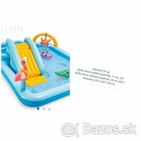 Detský bazén so šmýkačkou