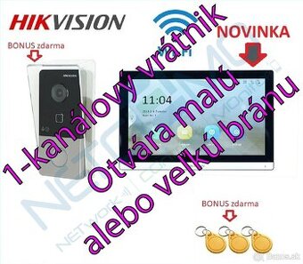 Videovrátnik HIKVISION DS-KIS603+PoE s novým typom monitora