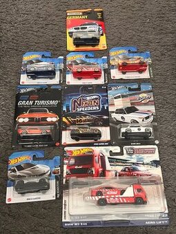 Modely BMW hot wheels matchbox