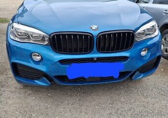 BMW X6 predný nárazník + pravý prah