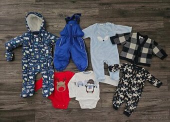 Zimné oblečenie pre chlapčeka 74