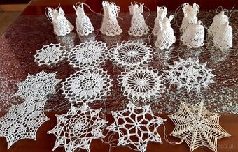 Hackovane  doplnky/ vianočné doplnky