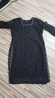 Čierne šaty veľ.s-m