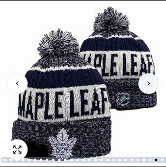 NHL zimná pletená čiapka newera Toronto Mapleleafs