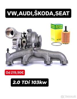 Turbo GARRETT 2.0 TDi - 103kw