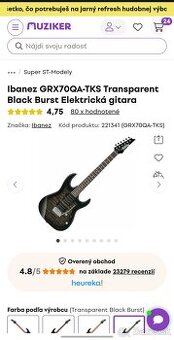 Ibanez GRX70QA-TKS
