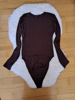 damske čokoladovo hnede body ZARA