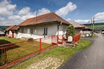 Starší rodinný dom s väčším pozemkom, 1635 m2, Veľký Slivník