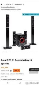 Areal 825 5.1 Reproduktorový systém
