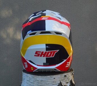 shot ATV ENDURO MIPS helma modrá žltá CE 2206