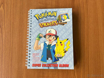 Pokémon samolepky Artbox 1999 1. séria - kompletný album