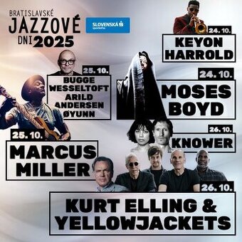 VIP lístky na Bratislavské Jazzové Dni ‘25