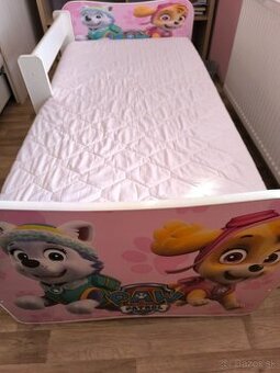 Detská posteľ paw patrol