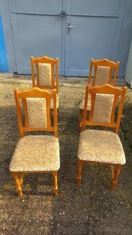 Kuchynské/ Jedálenské stoličky, čalúnené 4ks - 1