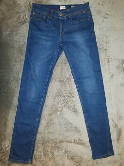 RIVER ISLAND SkinnyStretch W30 L34 pánske modré