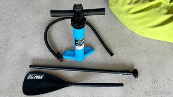 SUP, Paddleboard veslo a pumpa