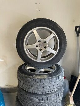 Predám disky 5x112 r16 s gumami Michelin 195/65r16