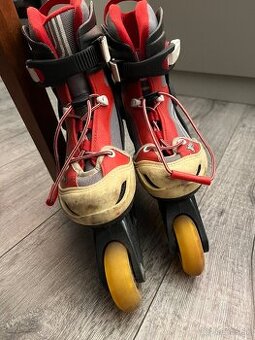 Detské inline korčule Decathlon veľ. EU 32-34