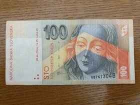 SLOVENSKÁ KORUNA 100 SKK 2001