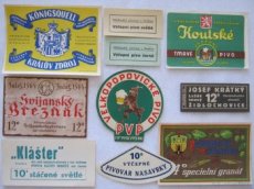 staré pivní pivné etikety před rokem 1945 - 30ks ČSSR - 1