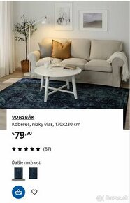 Ikea koberec VONSBÄK