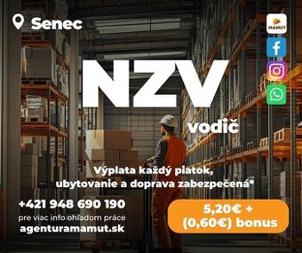 Pridajte sa k nášmu tímu ako vodič NZV