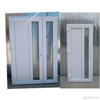 Plastove dvere biele